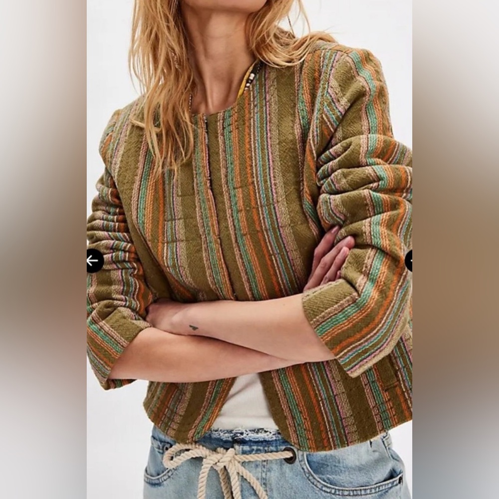 NWOT Free People Zandi Quilted Jacket - small